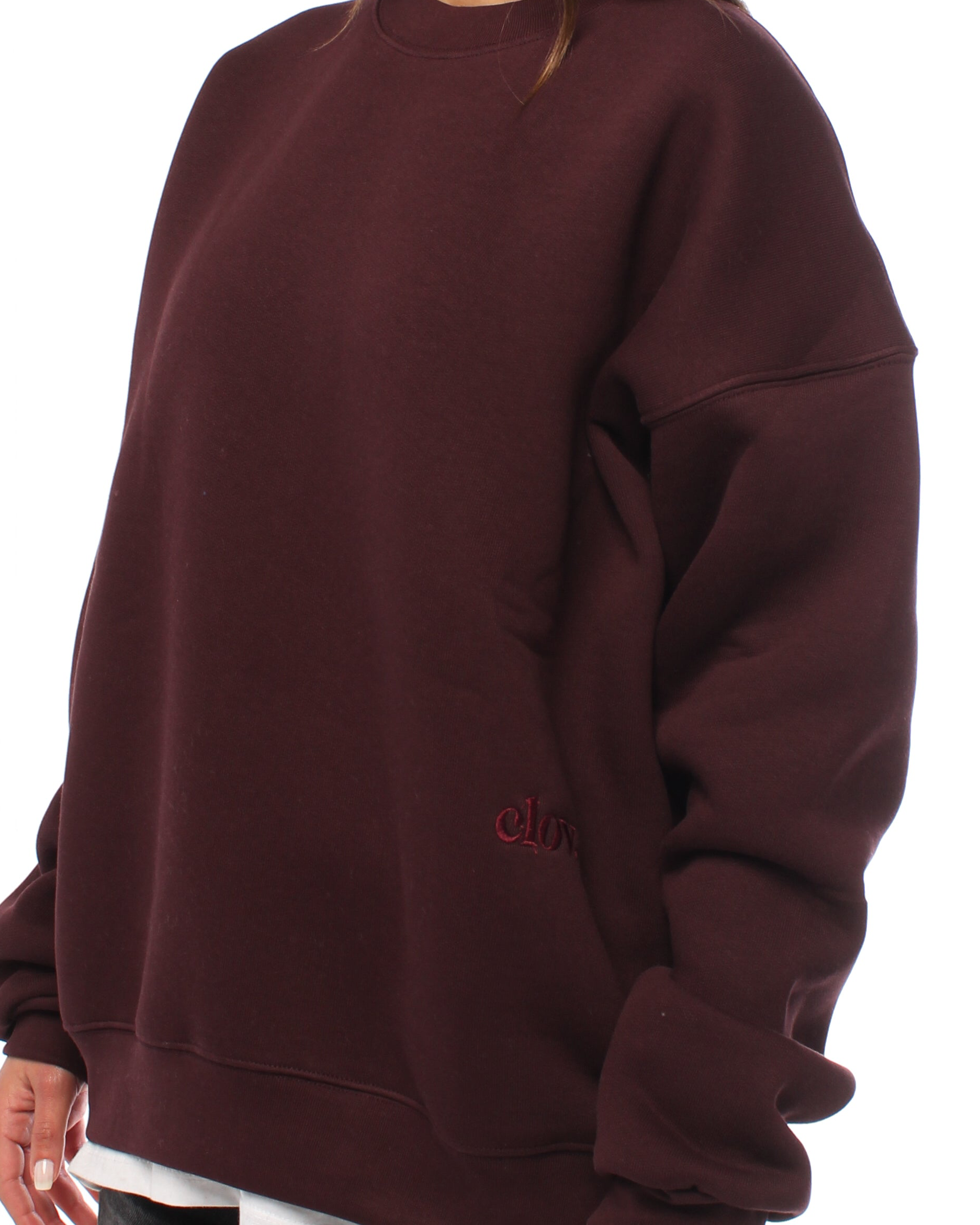 Clov. Essential Crew — burgandy