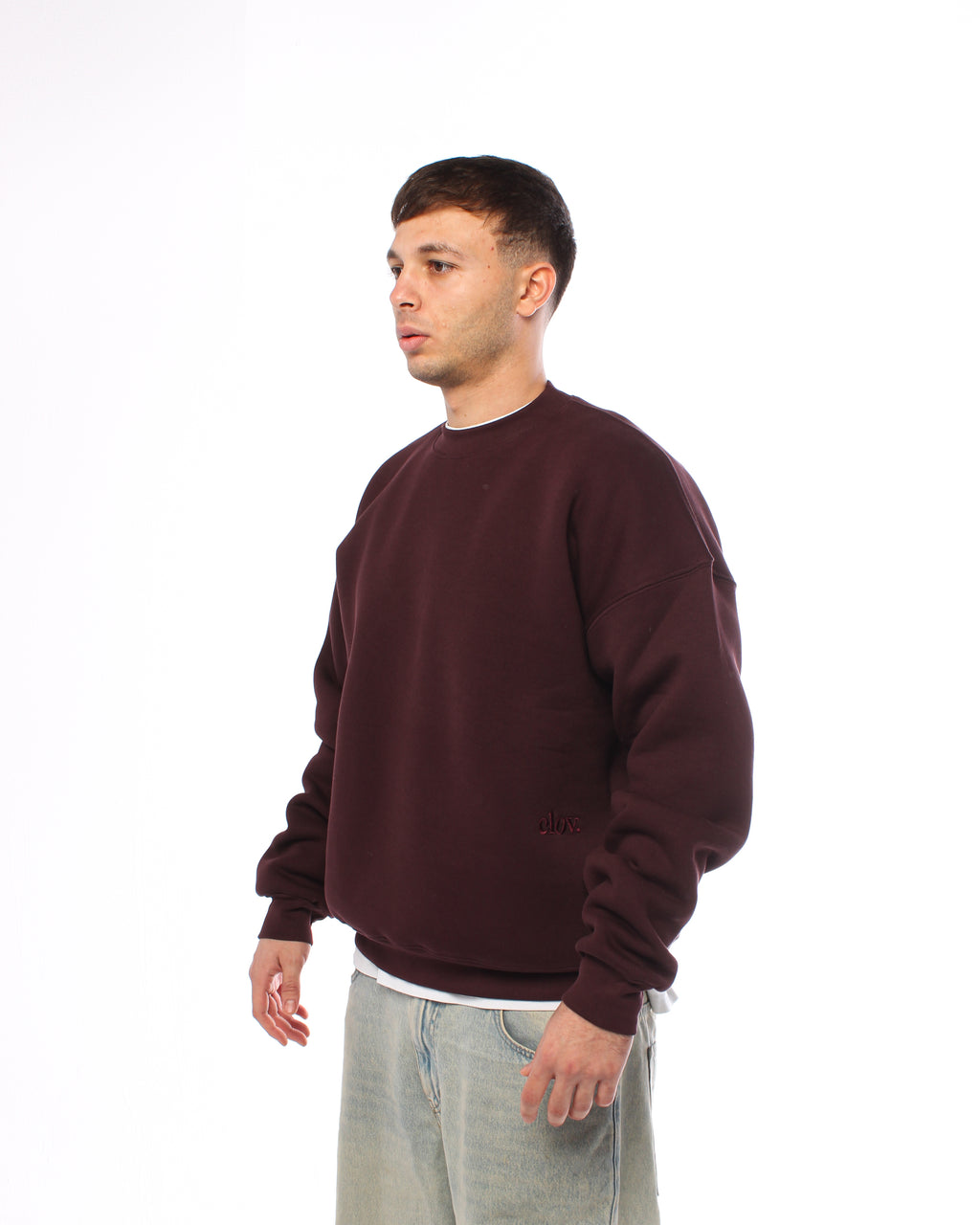 Clov. Essential Crew — burgandy